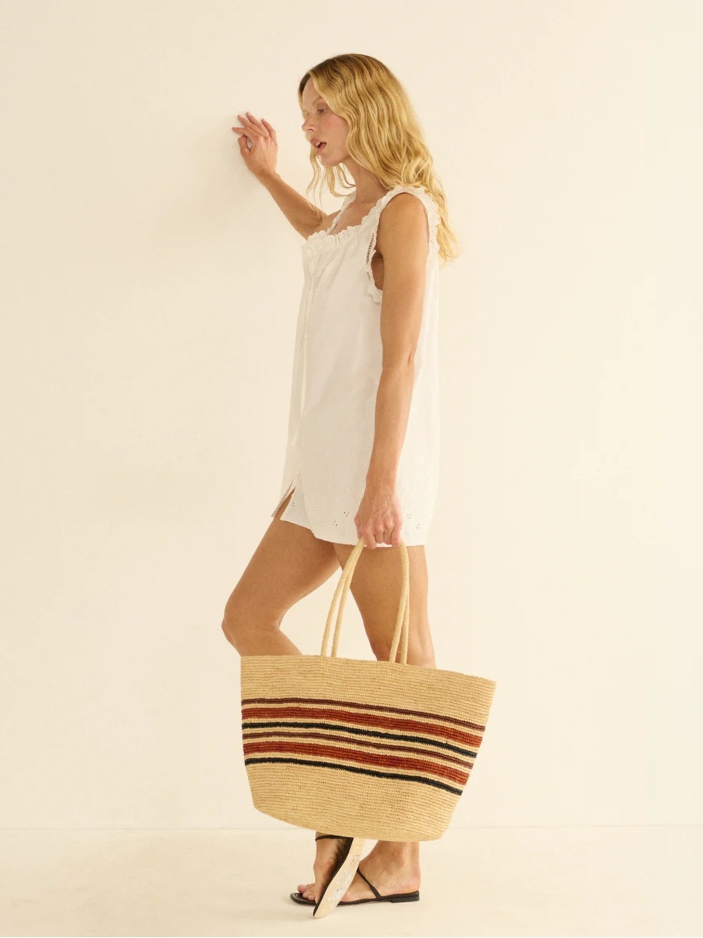 Doen Nessie Dress - White - Picture 6 of 10
